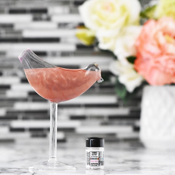 Rose Gold Shimmer Glitter Dust™ Edible Glitter For Drinks, Cocktails