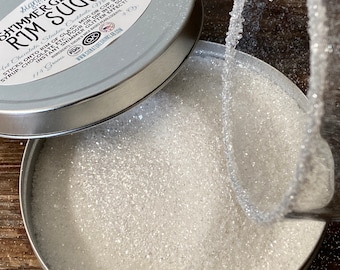 Sparkling Shimmer Glitter Sugar™ for Rims of Hot Chocolate Cocktails Mocktails Coffee & More