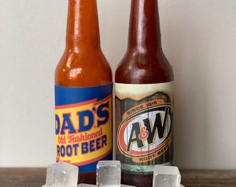 100% EDIBLE Custom Isomalt Sugar 9" Full Size Beer Bottle Bottles for Cakes and More