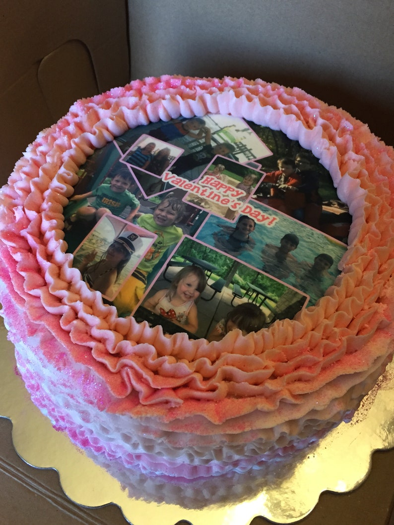 Photo Collage Edible Cake Images on Frosting Sheets on for Cakes From ...