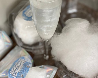 Cotton Candy Snow Ball Glitter Drink Bombs Kosher Individually Packaged Stocking Frozen Party Favor