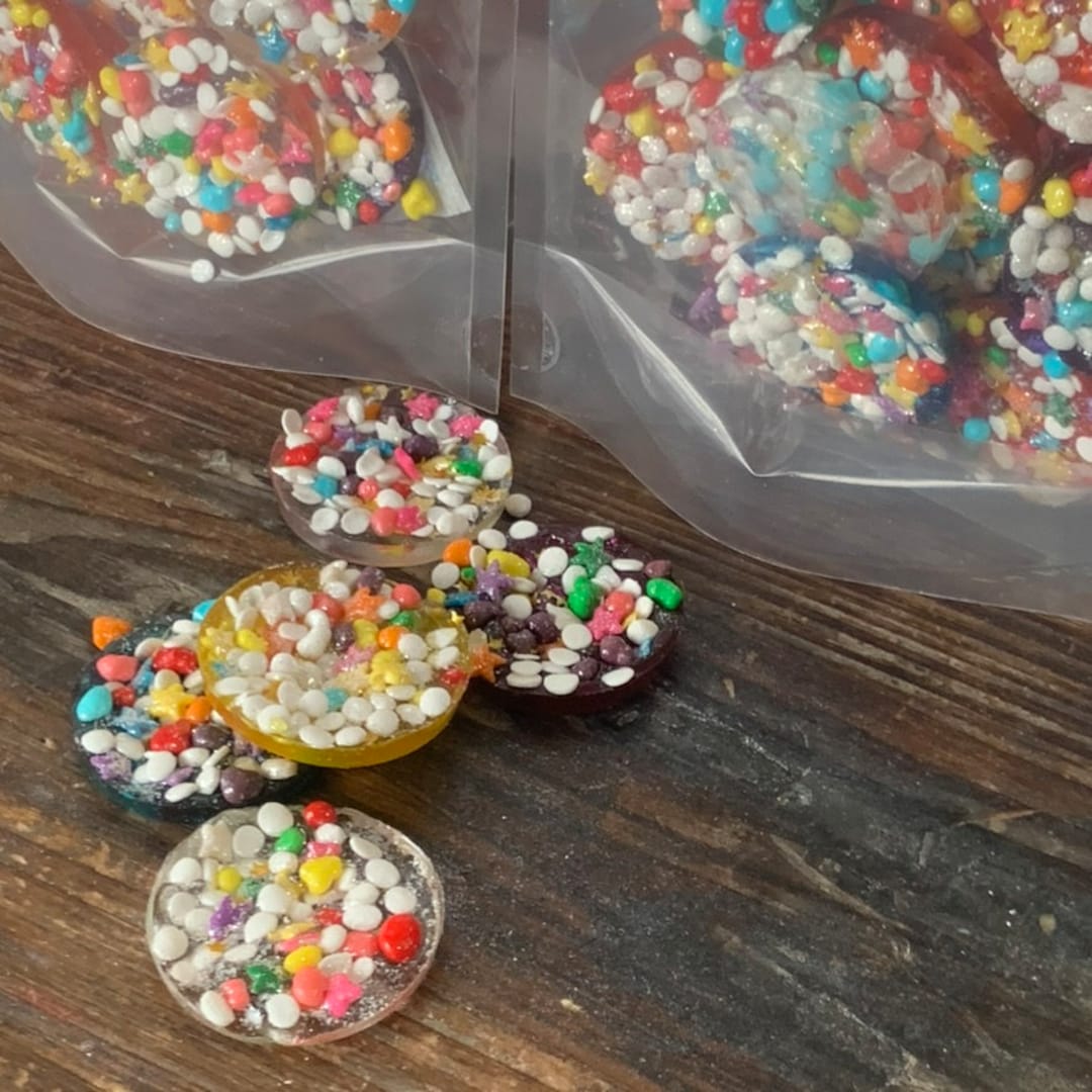 UNICORN Snacks Rainbow Candy Edible Glitter Crunchy Sprinkle Infused ...