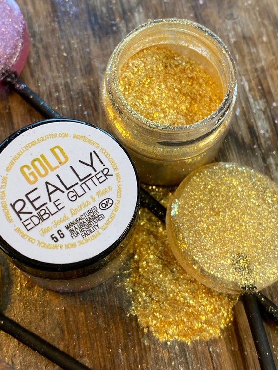 5g Flash Glitter Comestible Golden Silver Powders Pour La Décoration De