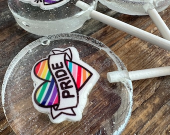 Be Kind - Pride - Rainbow Hard Candy Lollipops