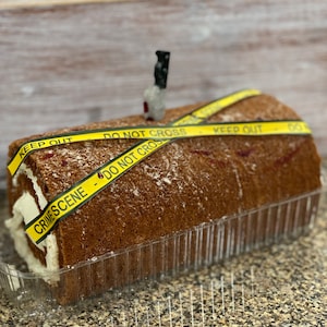 食べられる柔軟な犯罪現場テープ。ハロウィーン警察犯罪ラインパーティーケーキ、お菓子、クッキー、記念品、カップケーキなどに。