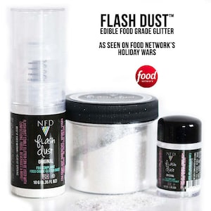 Original Edible Food Grade FLASH DUST™ Sparkle Glitter by NFD ~ #stopeatingplastic