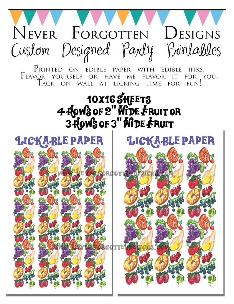 Exclusive Large 10x16 Lickable Wallpaper Design for a - Etsy
