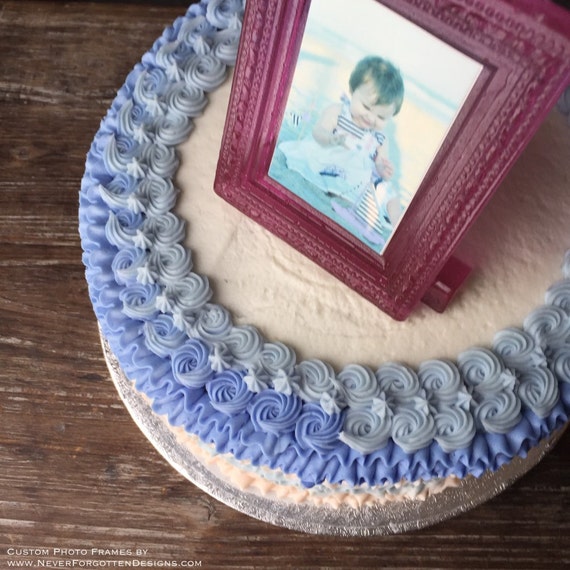 Edible Sugar Candy Photo Frame With Image For