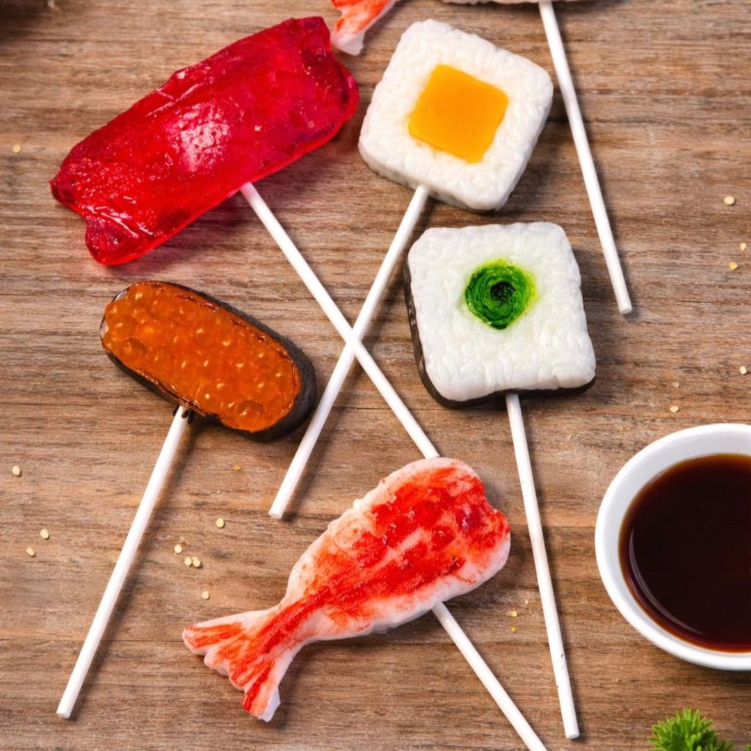 Hard Candy Sushi Gift Lollipop for Japanese Candy Sushi Lover - Etsy