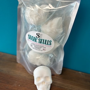 Sugar Skulls Decorating Kit Made in Food Registered Food Manufacturing Facility Halloween  Dia De Los Muertos Day of the Dead