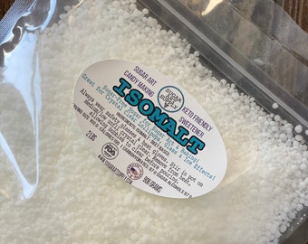 Isomalt Crystals 2 Lb. Resealable Bag Sugar Free Sugar Substitute Bullk