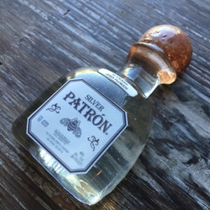 Tequilla Patron Liquor Mini Sugar Bottles for Cupcake and Cakes