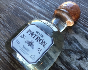 Tequilla Patron Liquor Mini Sugar Bottles for Cupcake and Cakes