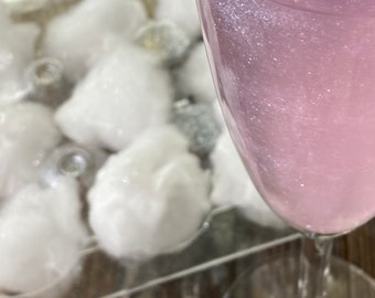 Color Reveal Cotton Candy Glitter Drink Bombs Kosher Individually Packaged Gender Reveal