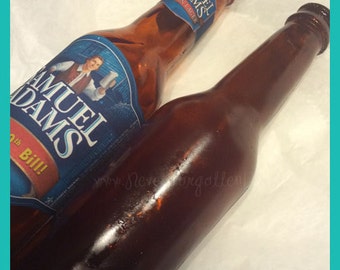 100% EDIBLE Isomalt Sugar 9" Full Size Beer Bottle Bottles for Cakes and More