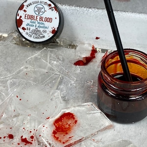 Realistisches essbares Blut für Stranger Upside Down Kuchen Halloween Cupcakes Killer Cookies und andere Killer Dinge