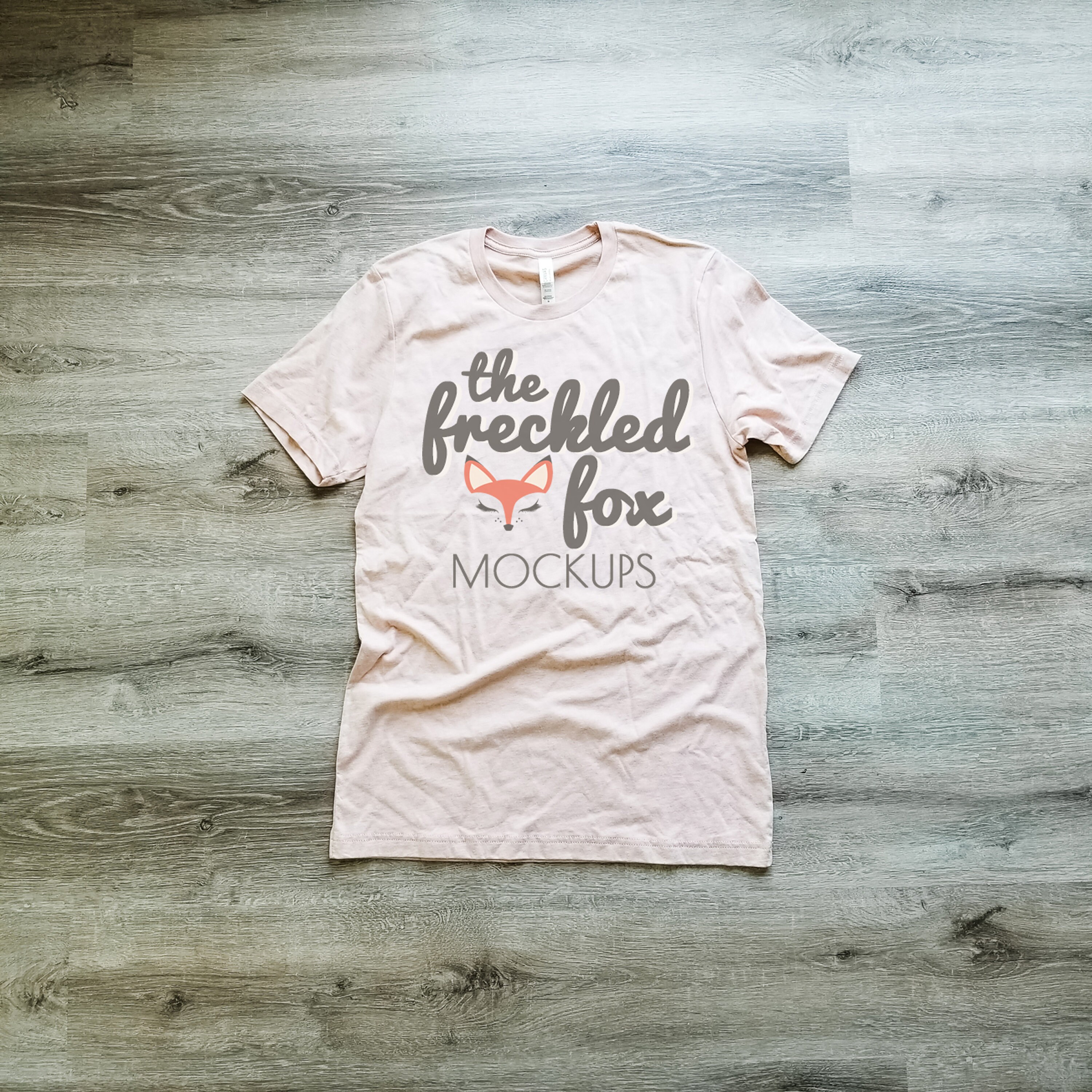 Download Single Mockup Heather Prism Peach Bella Canvas JPG | Etsy