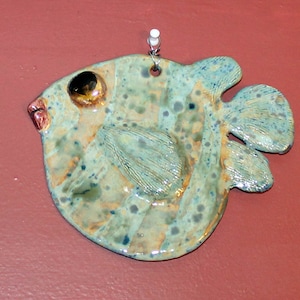 Ceramic Fish Wall Decor - Blowfish XV