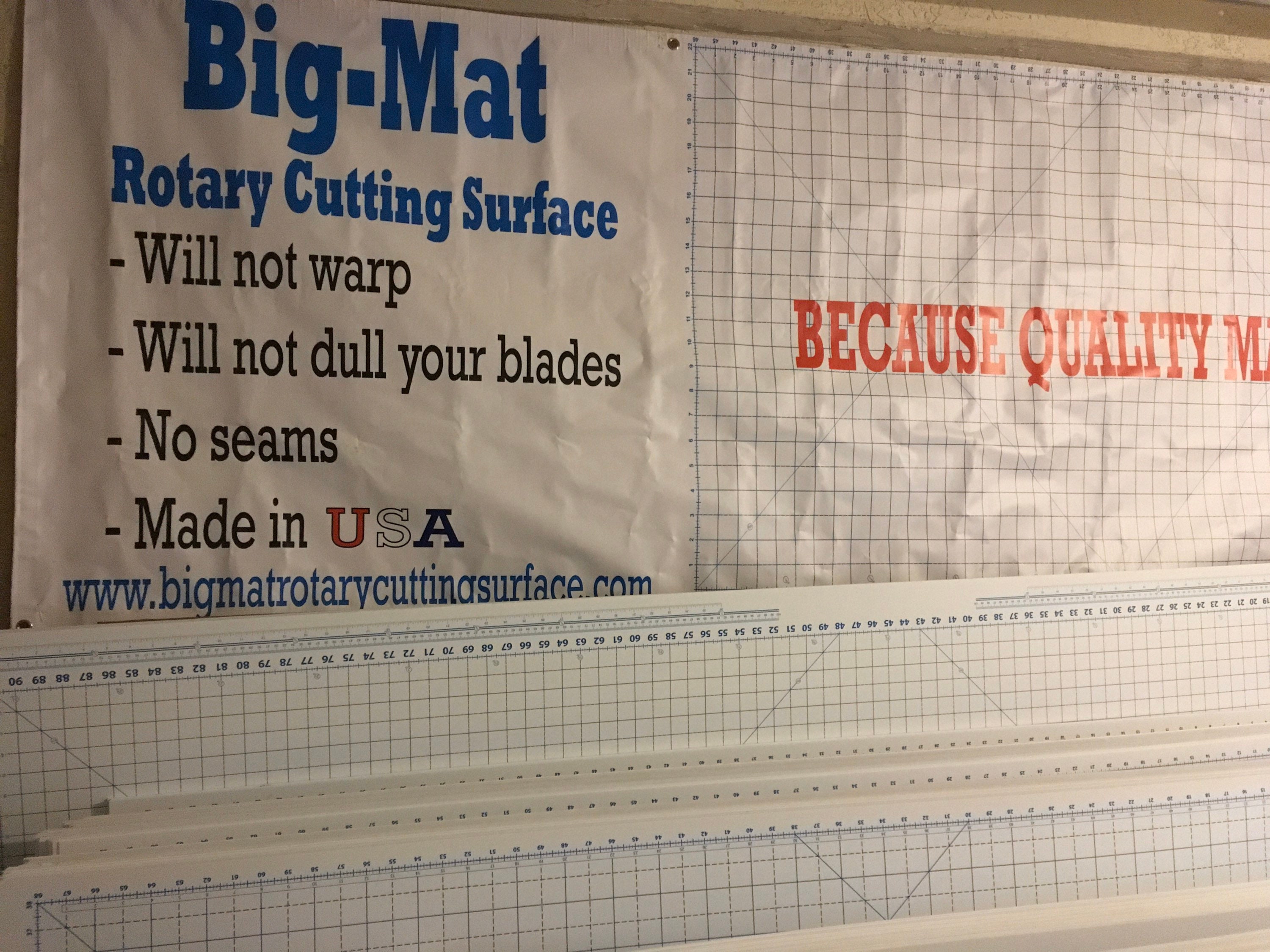 Self Healing Double Sided Ruled Rotary Cutting Mat - Small