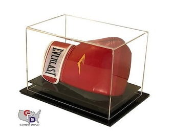 Acrylic Desk or Table Top Boxing Glove Display Case by GameDay Display