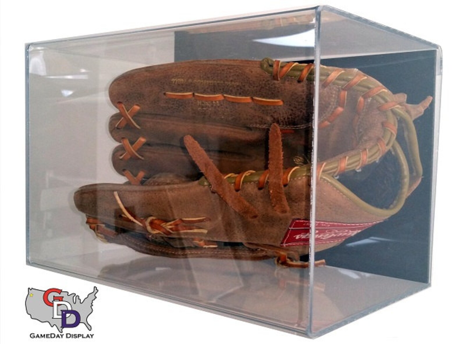 Custom Acrylic Wall Mount Baseball Glove Display Case Holder Etsy