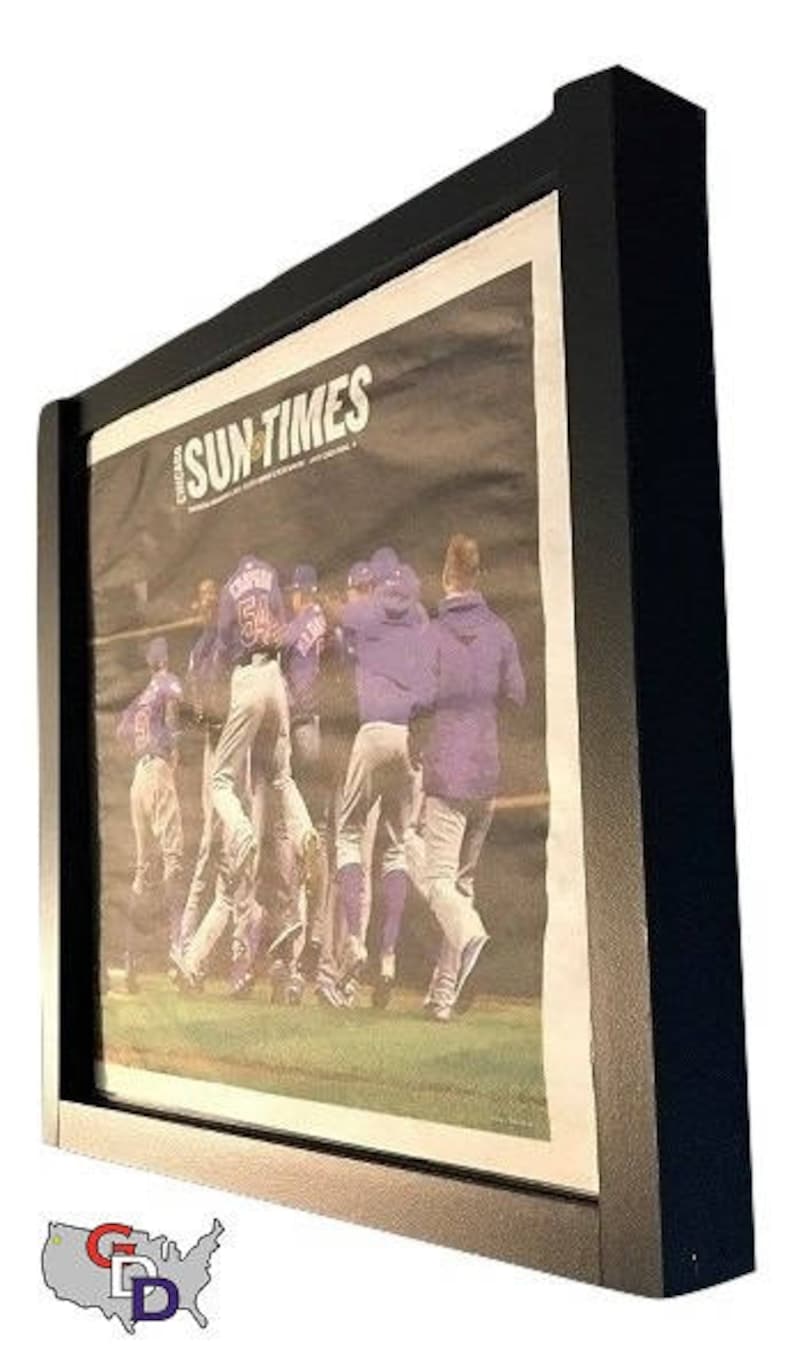 Newspaper Display Frame Case Black Shadow Box Magazine Extra Etsy