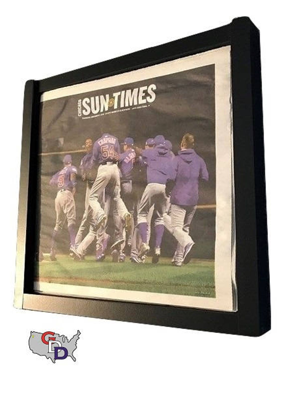 Newspaper Display Frame Case Black Shadow Box Magazine Extra | Etsy