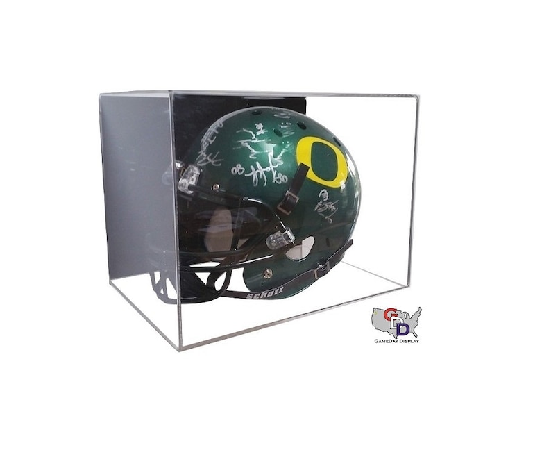 Football Helmet Wall Mount Acrylic Display Case Full Size NFL Etsy