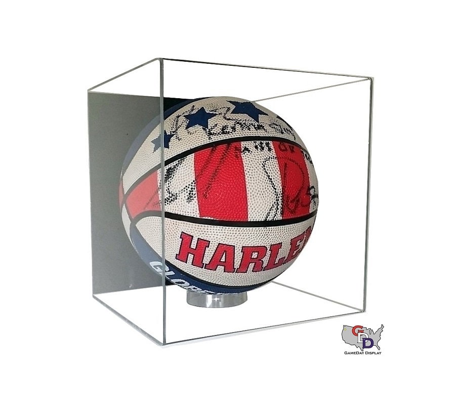 Basketball Wall Mount Acrylic Display Case Full Size NBA NCAA UV Protection
