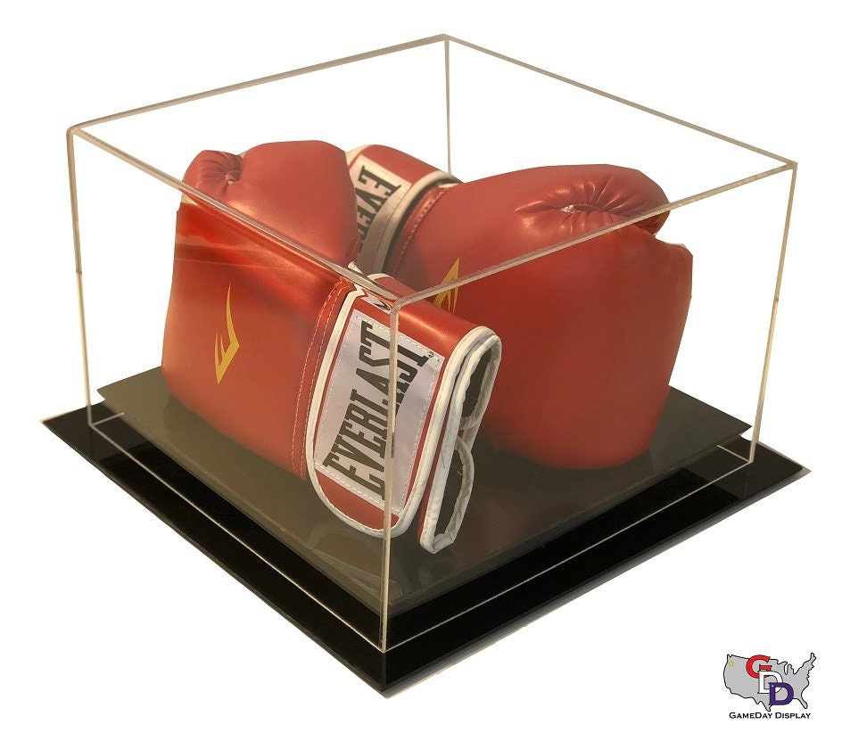 Acrylic Desk or Table Top Double Boxing Glove Display Case by Gameday ...