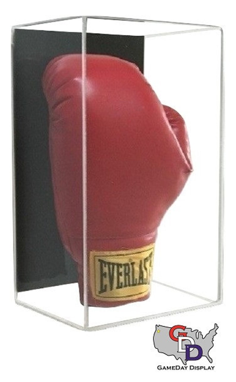 Acrylic Wall Mount Vertical Boxing Glove Display Case by Etsy