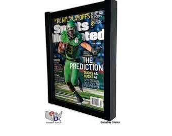 Magazine Sports Illustrated Display Frame Case Black Shadow Box