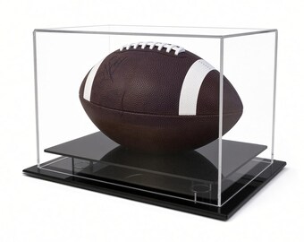 Vitrina para exhibición de fútbol de mostrador o escritorio de GameDay Display. Fabricada en EE. UU.