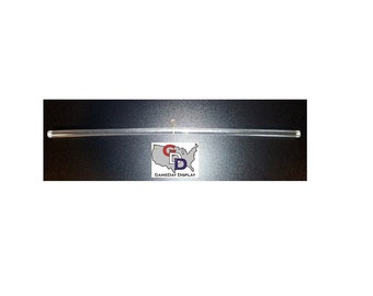 JERSEY-Aufhänger für Display Gehäuse Rahmen - klaren Acryl Stange mit Haken Kleiderbügel