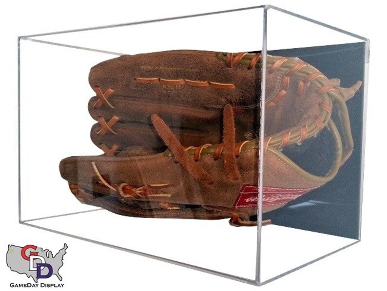 Acrylic Wall Mount Baseball Glove Display Case Holder Full Etsy