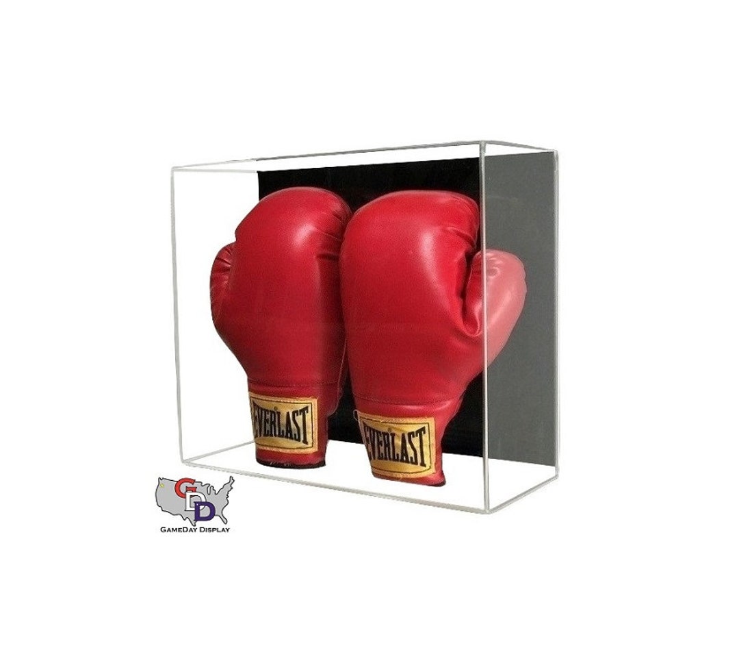 Acrylic Wall Mount Double Boxing Glove Display Case by Gameday Etsy