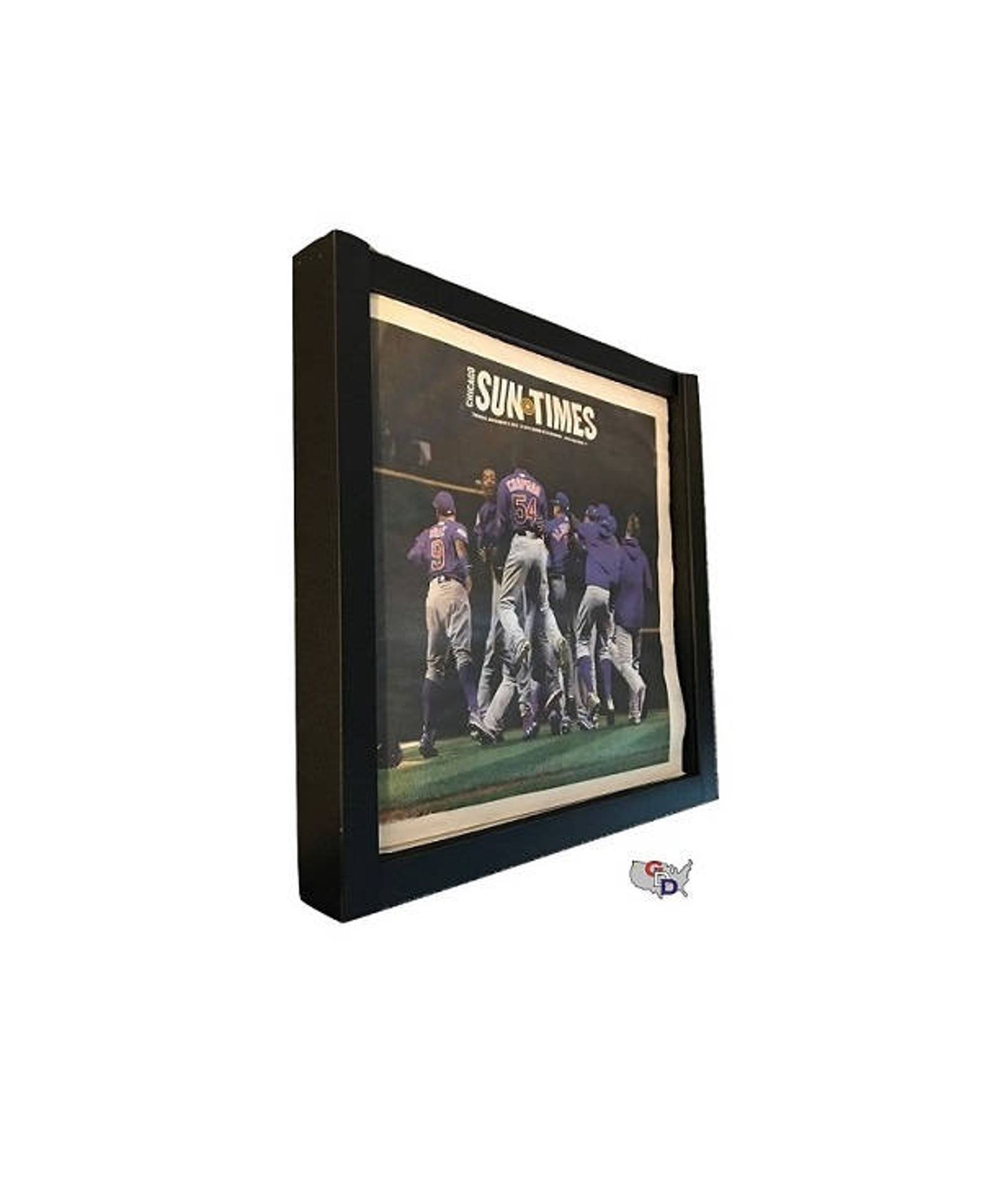 Newspaper Display Frame Case Black Shadow Box Magazine Extra Etsy