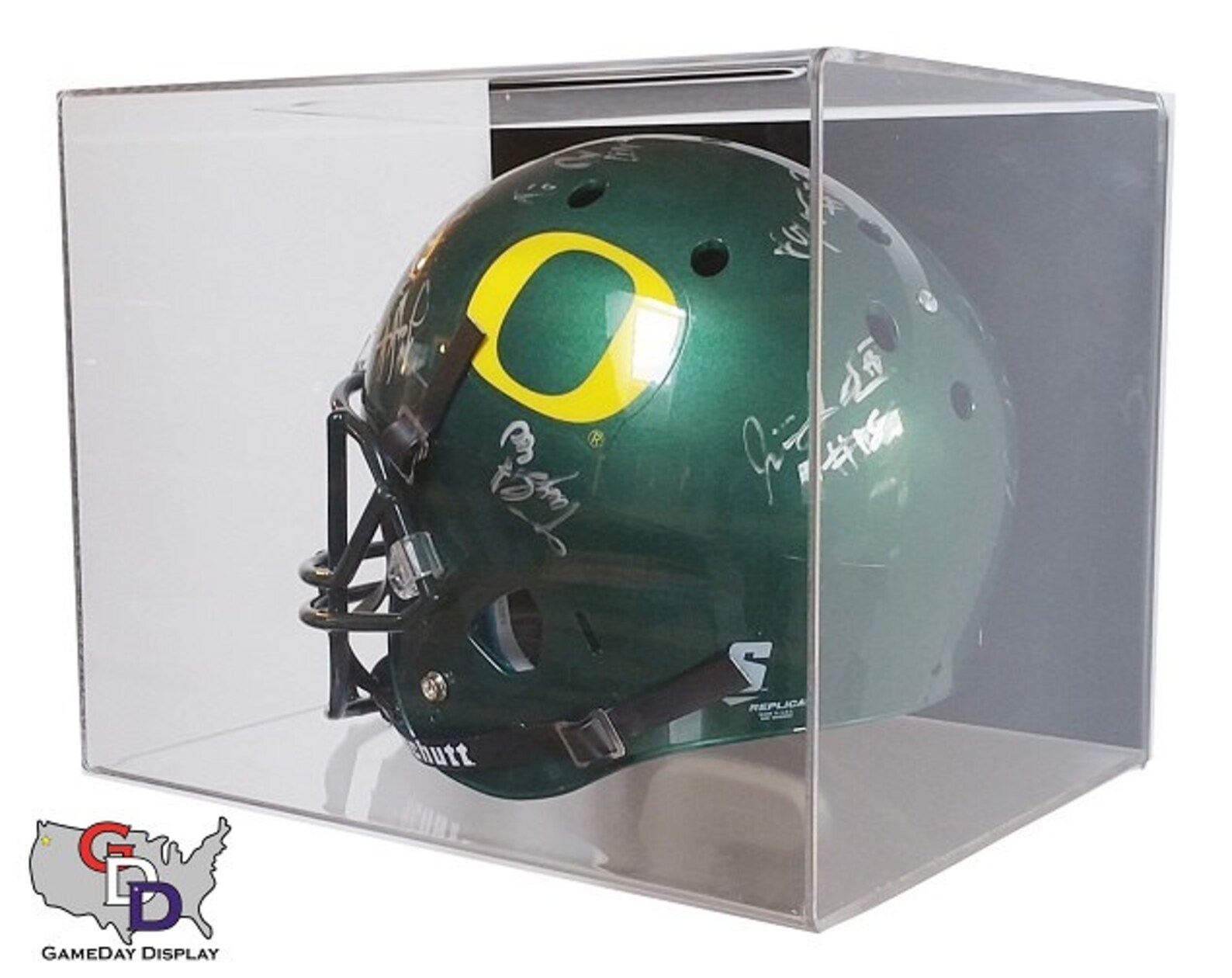 Custom Football Helmet Wall Mount Acrylic Display Case Full Etsy