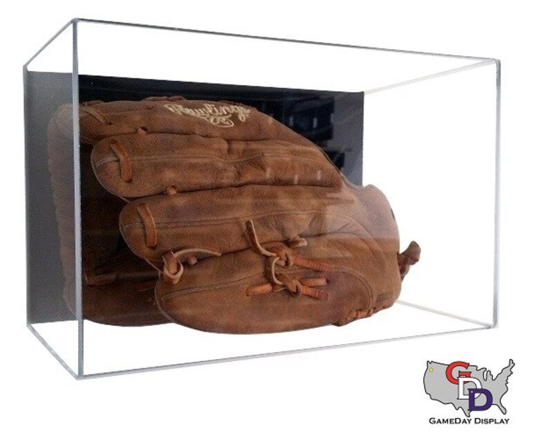 Acrylic Wall Mount Baseball Glove Display Case Holder Full Etsy