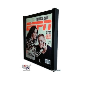 MAGAZINE ESPN Rolling Stone Display Frame Case Black Shadow BOX image 1