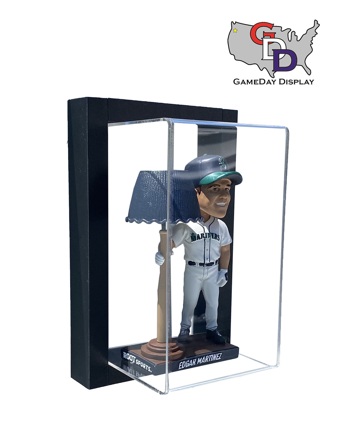 Framed Acrylic Wall Mount Bobblehead Display Case UV Etsy