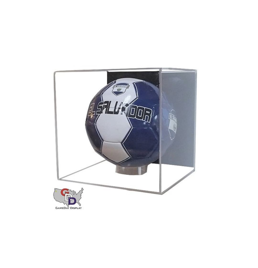 Acrylic Wall Mount Soccer Ball Display Case by Gameday Display Etsy