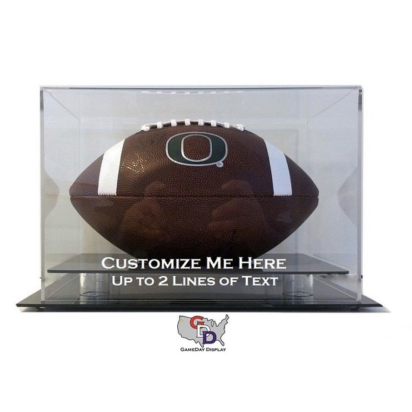 Football Display Cases Etsy