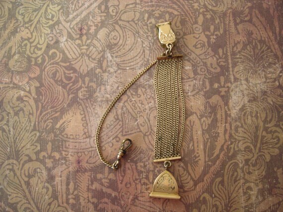 Antique Victorian Edwardian Hayward Watch Fob Chai