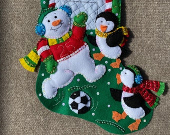 Soccer Snowman