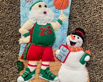 Basketball Santa