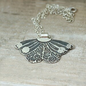 Silver Butterfly, Butterfly Jewelry, Butterfly Pendant, Spiritual Necklace, Nature Pendant, Butterfly Necklace, Butterfly Charm image 6