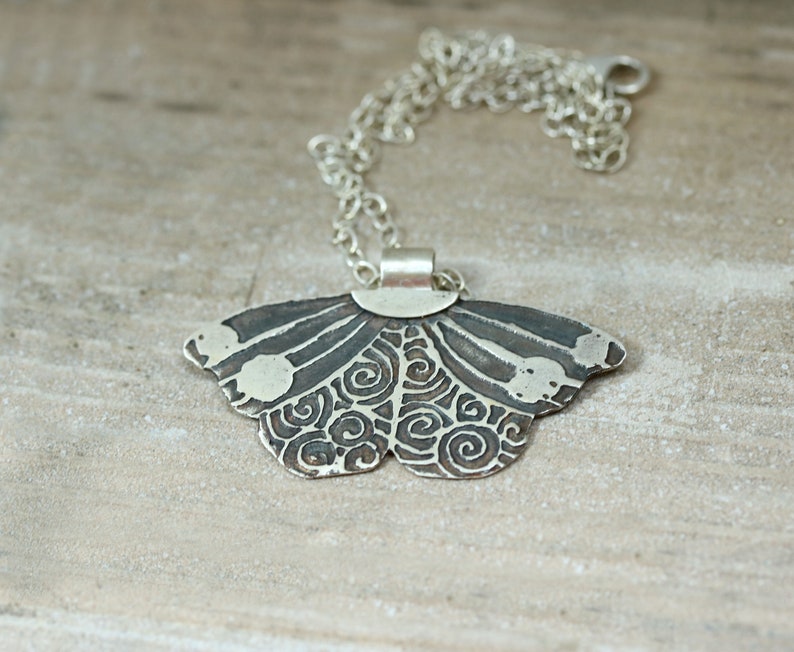 Silver Butterfly, Butterfly Jewelry, Butterfly Pendant, Spiritual Necklace, Nature Pendant, Butterfly Necklace, Butterfly Charm image 6