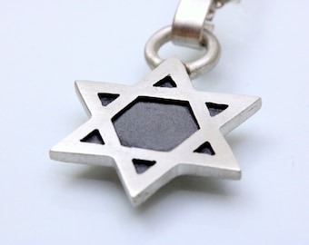 Jewish Gifts, Star of David Necklace, Silver David Star Charm, Bar Mitzvah Gift, Bat Mitzvah Gift, Israeli Jewelry, Jewish Jewelry