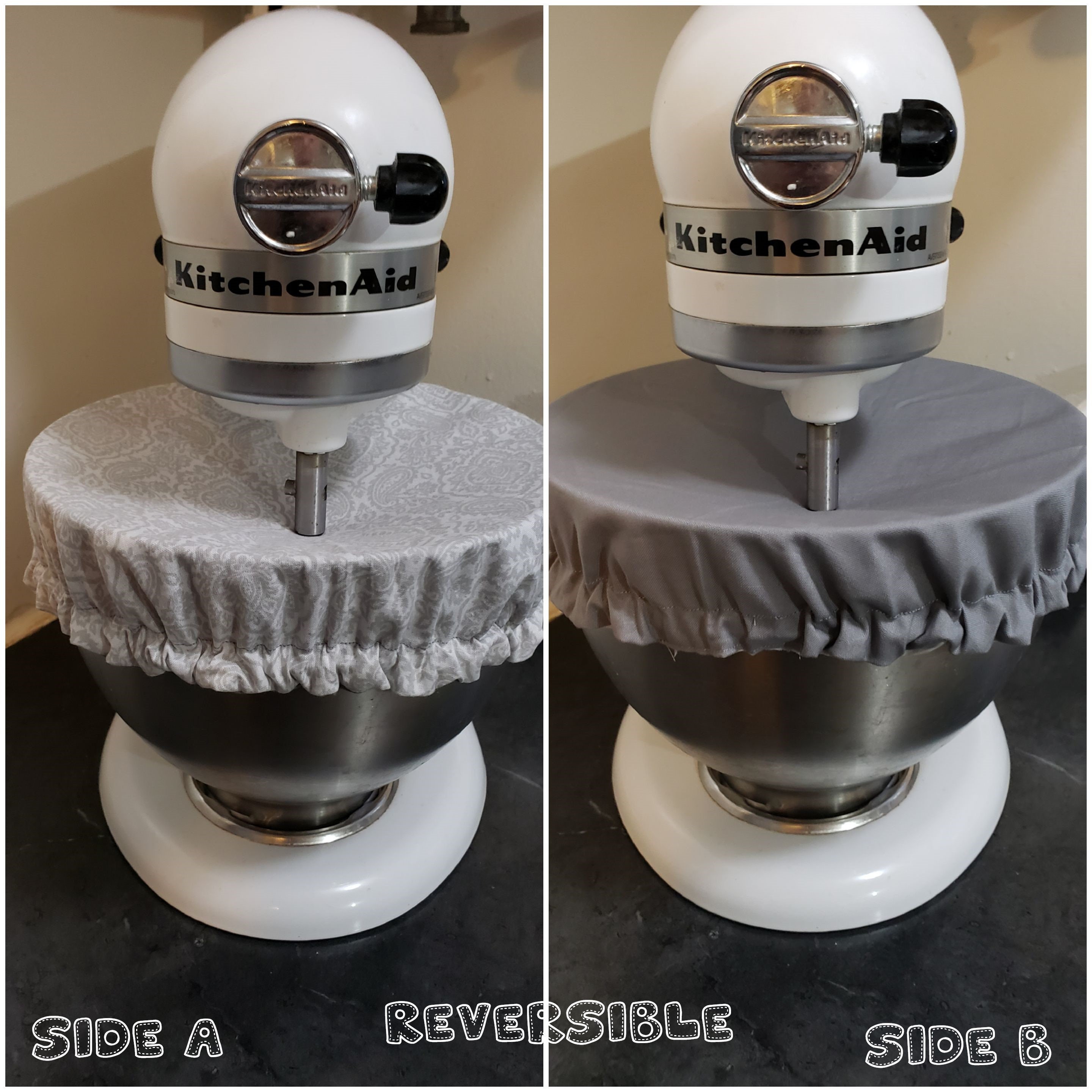 DIY splash guard for KitchenAid Mini made of acrylic glass - DIY